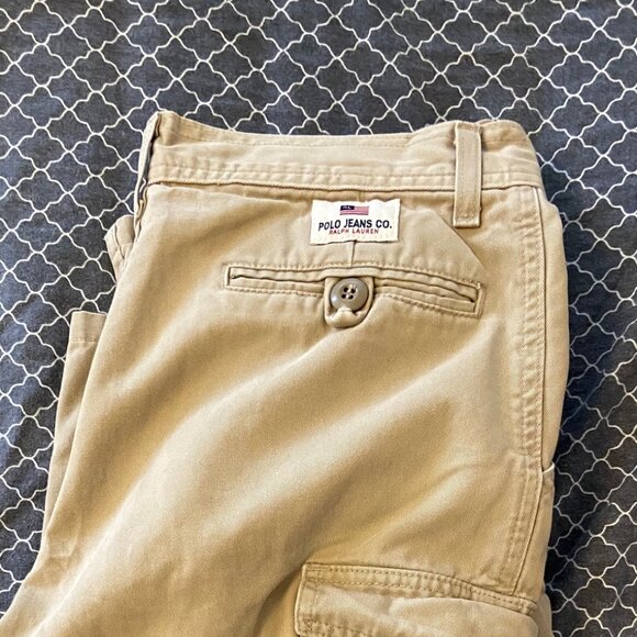 Ralph Lauren Polo Jeans Khaki Cargos - Picture 1 of 3
